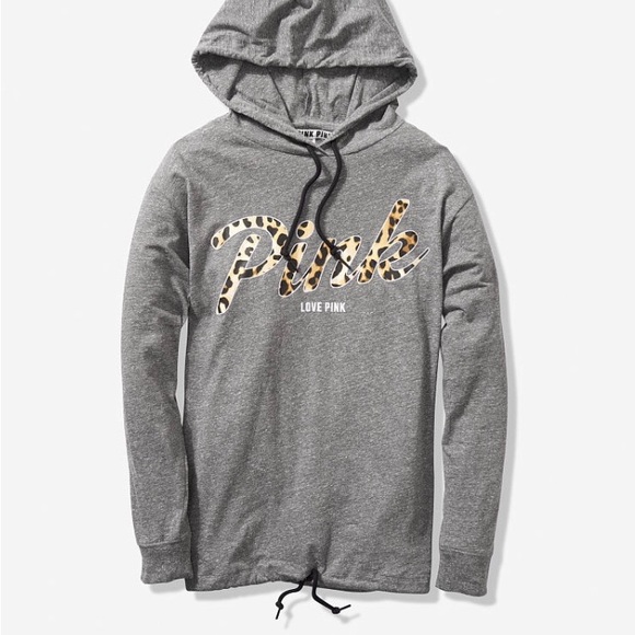 VS PINK Lightweight Hoodie Sweatshirt XS Rare - Picture 2 of 5